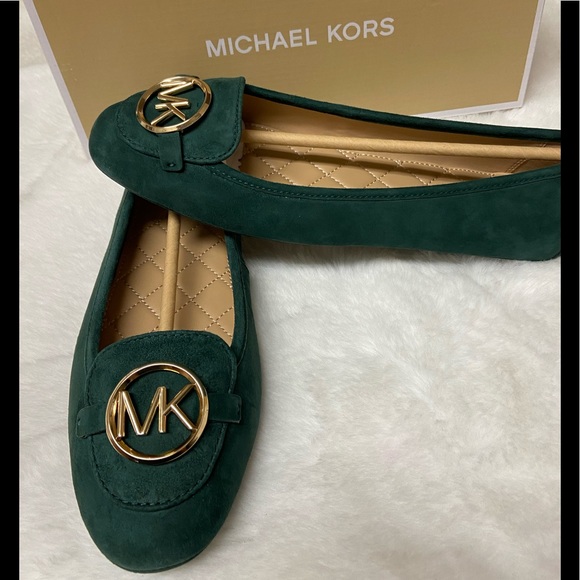 michael kors green flats